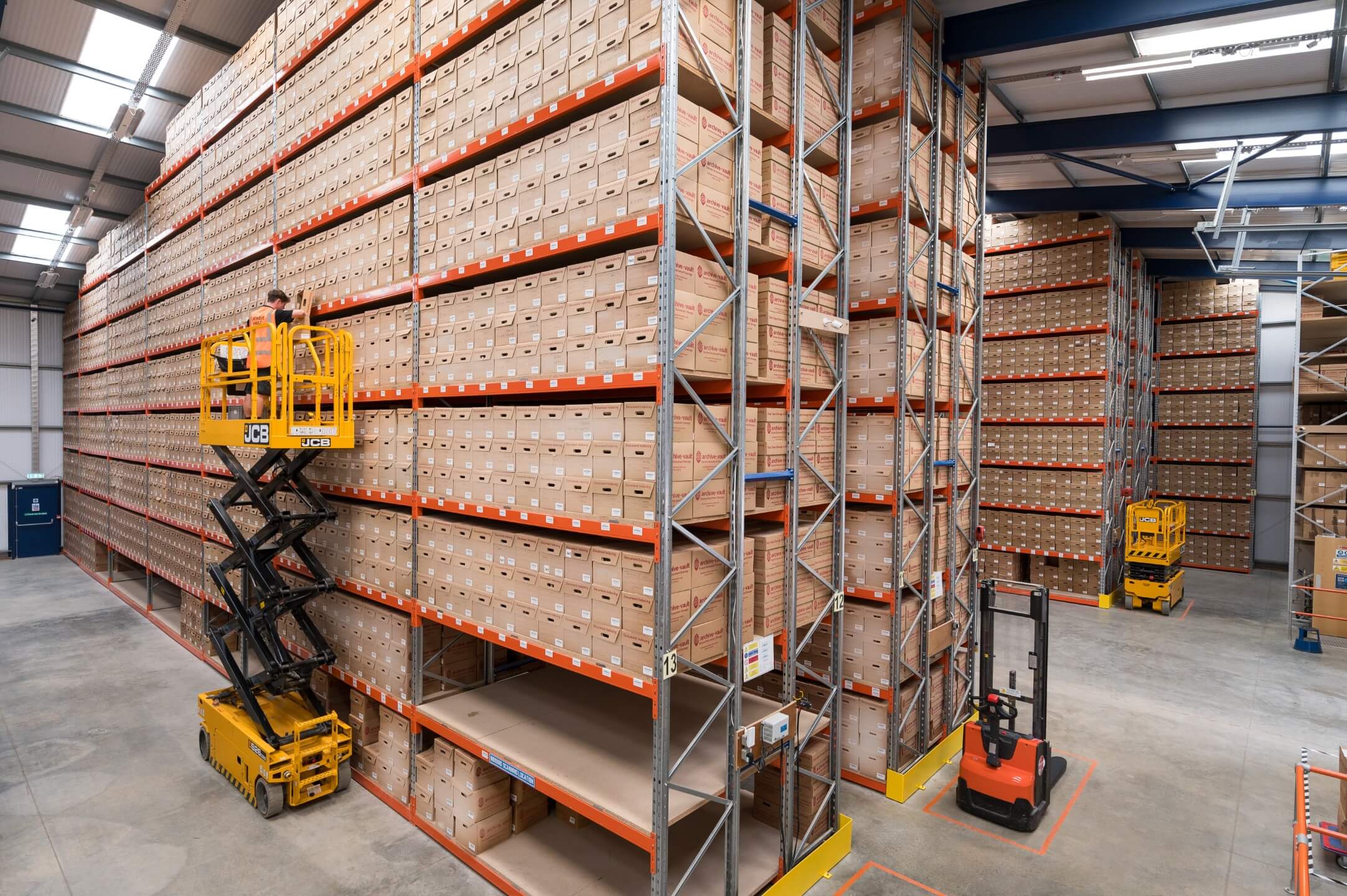 Inside of Archive Vault warehouse